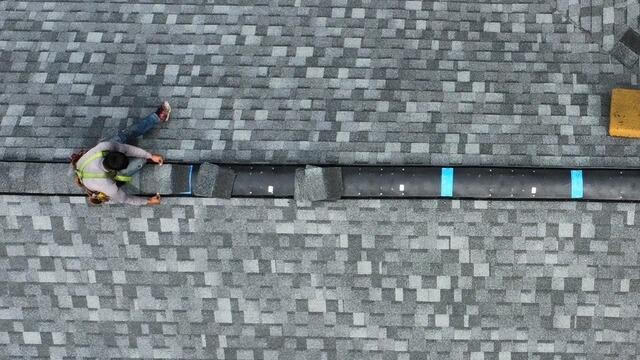 Ridge Vent Is Installed