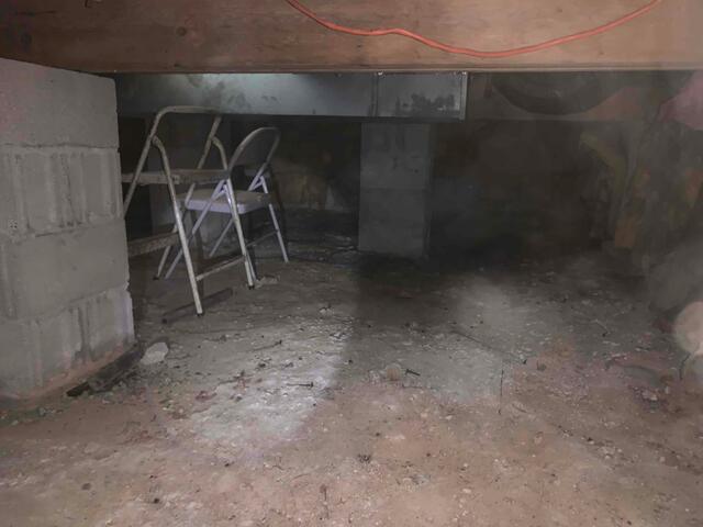 Damp Crawl Space
