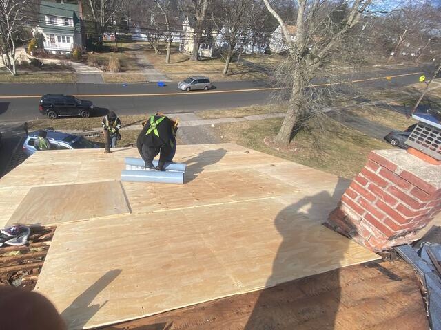 New Plywood Is Installed