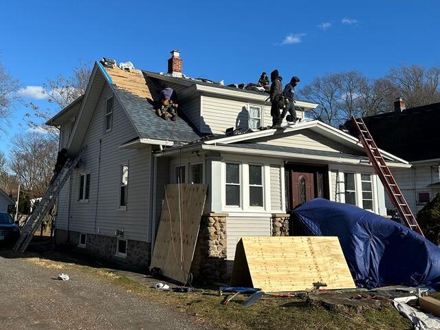 New Shingles Are Installed