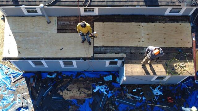 New Plywood Is Installed