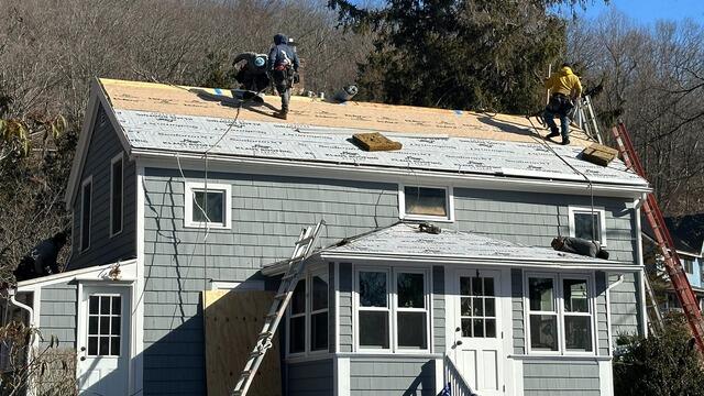 Underlayment Is Installed