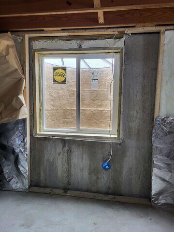 Egress Window from the Inside Allows a Plethora of Natural Light into the Home
