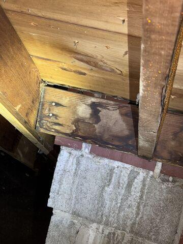 Water Stained Attic