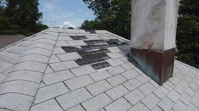 Before: Missing Shingles