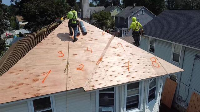 New Plywood Is Installed