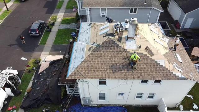 New Shingles Are Installed