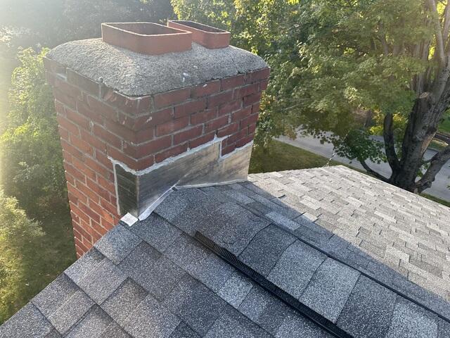 Chimney Is Flashed