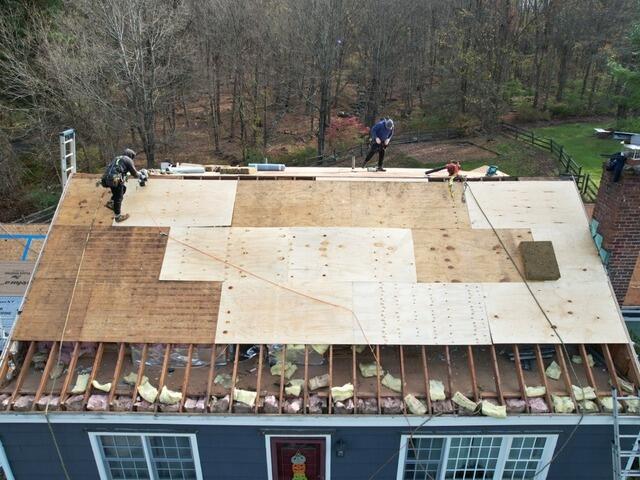 New Plywood Is Installed