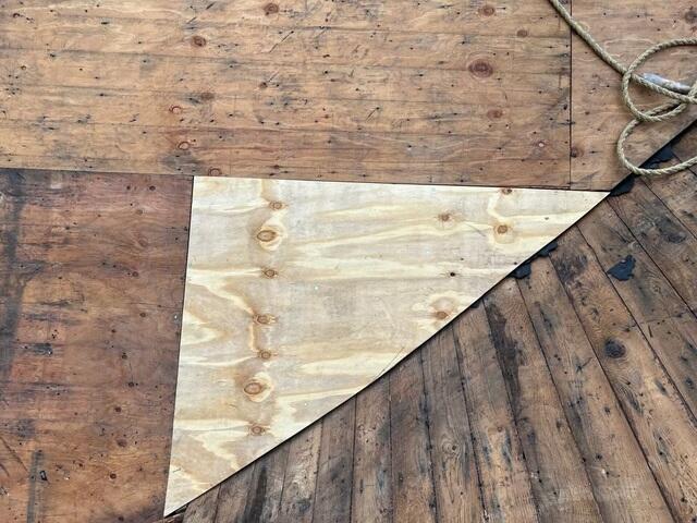 New Plywood Is Installed