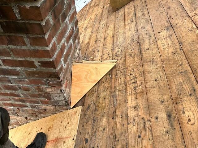 New Chimney Cricket Is Installed