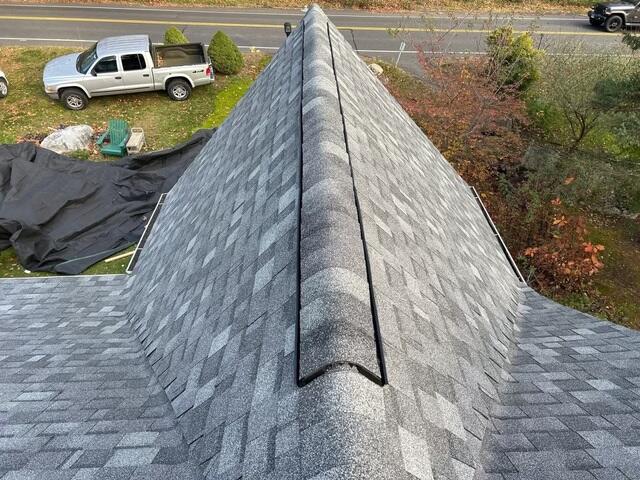 Ridge Vent & Cap Are Installed