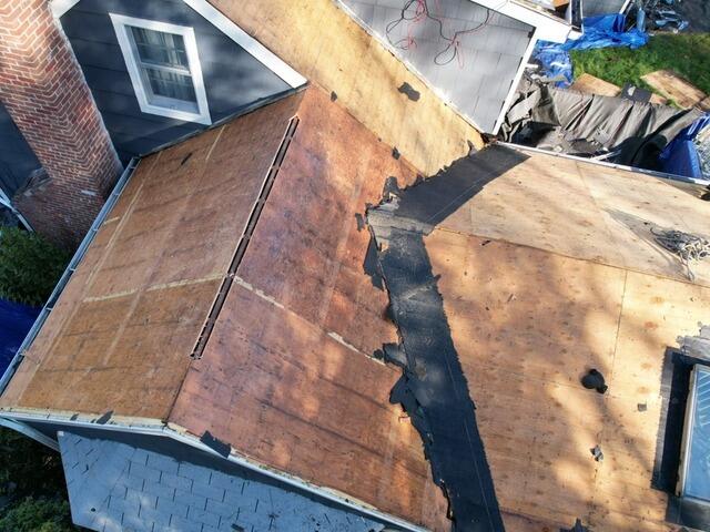 Old Shingles Are Removed