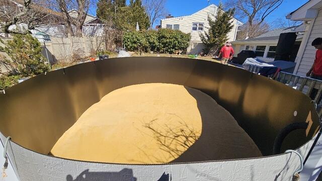 Pool Wall Installed