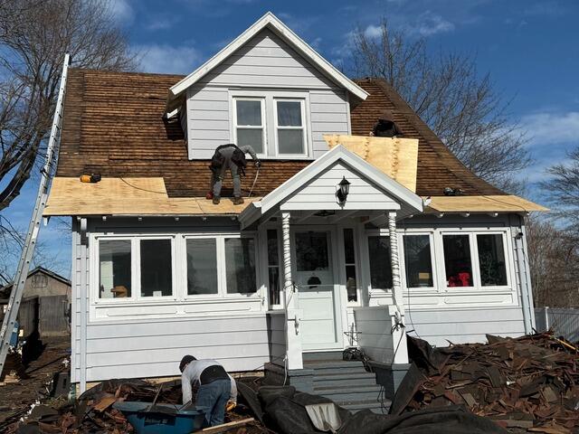 New Plywood Is Installed
