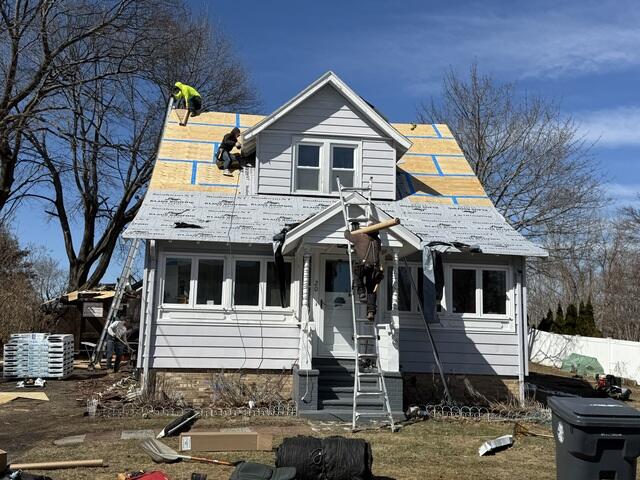 Seams Are Taped & Underlayment Is Installed