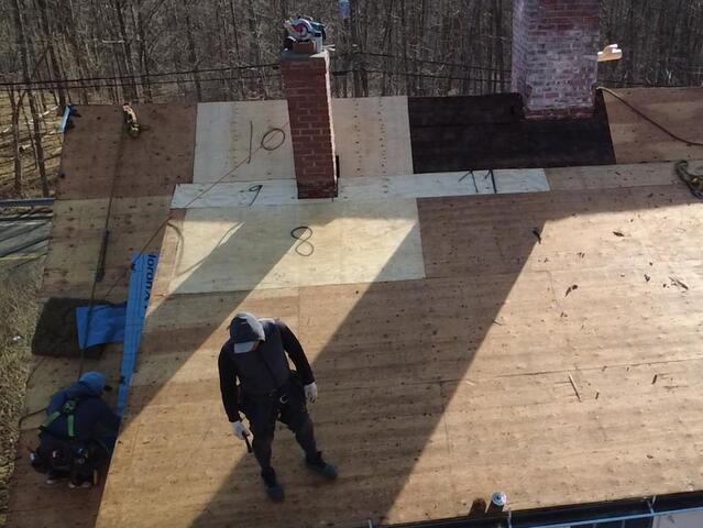 New Plywood Is Installed