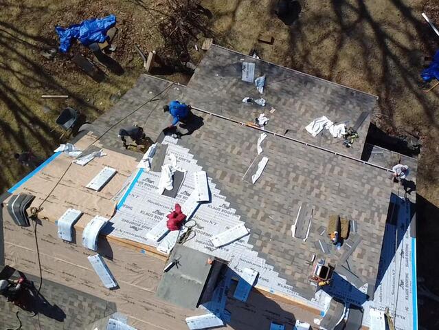 New Shingles Are Installed