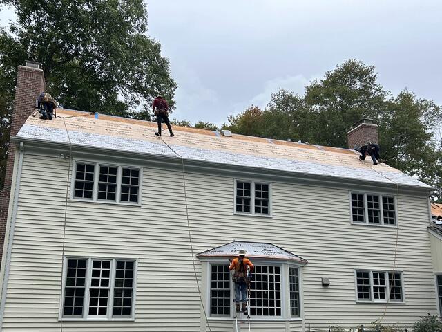 Seams Taped & Underlayment Goes On