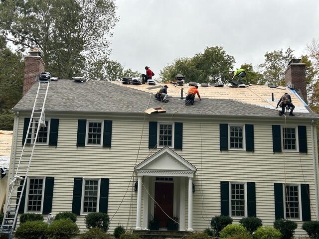New Shingles Are Installed