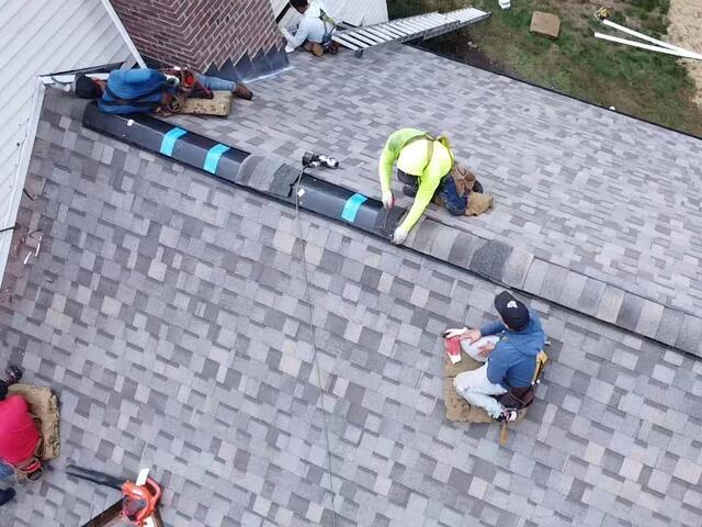 Ridge Vent Is Installed