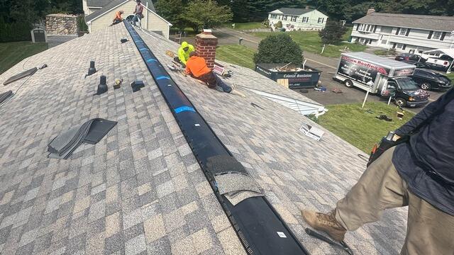 Ridge Vent Is Installed
