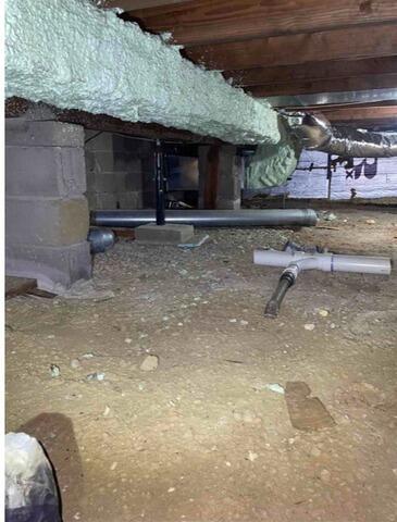 Crawl Space With No Support
