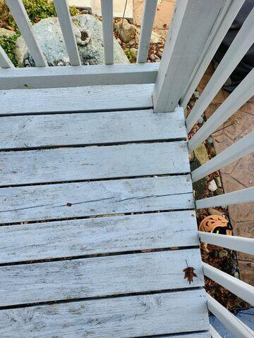 Deck after cleaning