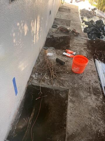 Hole Digging for 3" Push Pier
