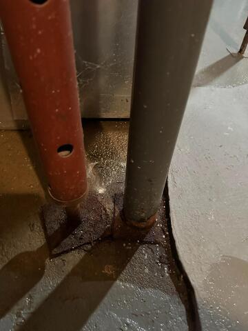 Weakened Support Beam
