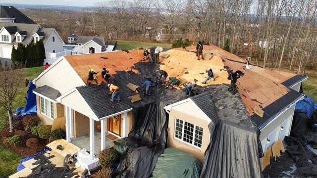 The Old Shingles Come Off