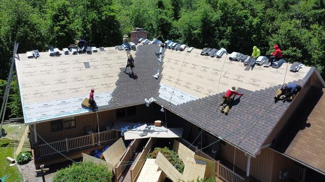 New Shingles Are Installed