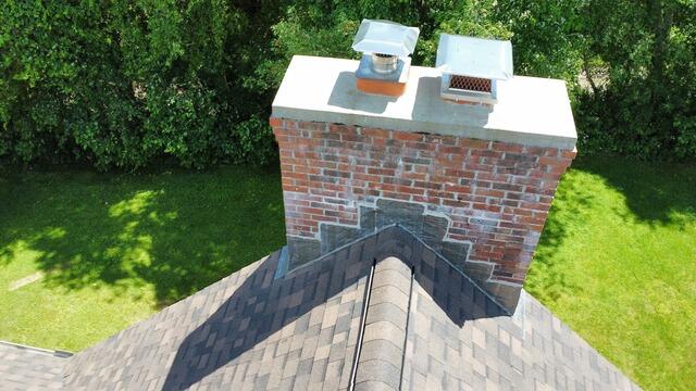 Chimney Gets New Flashing