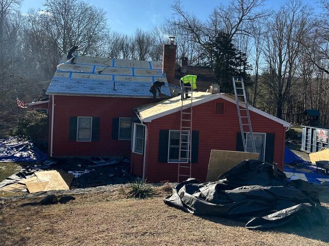 Seams Are Taped & Underlayment Is Installed