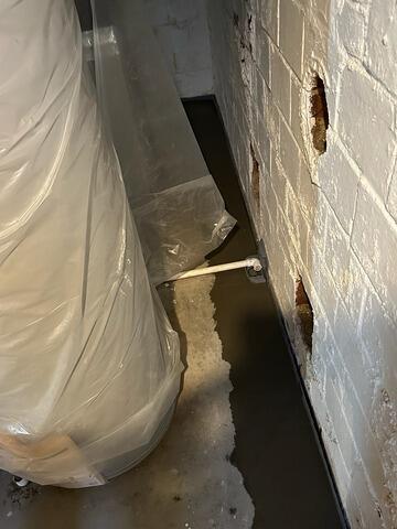 Waterproofed Basement