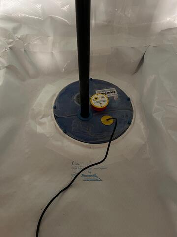 Sump Pump installed