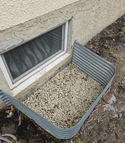 Window Well finished