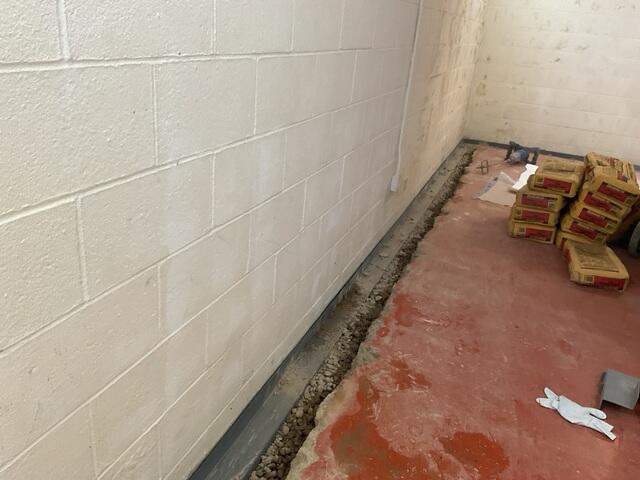 Preparing for Waterproofing