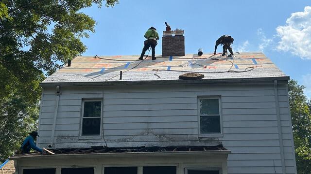 Seams Are Taped & Underlayment Is Installed