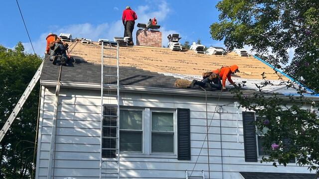 New Shingles Are Installed