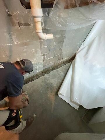 Waterproof Concrete Block Foundation Walls