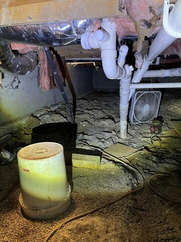 Wet Crawl Space