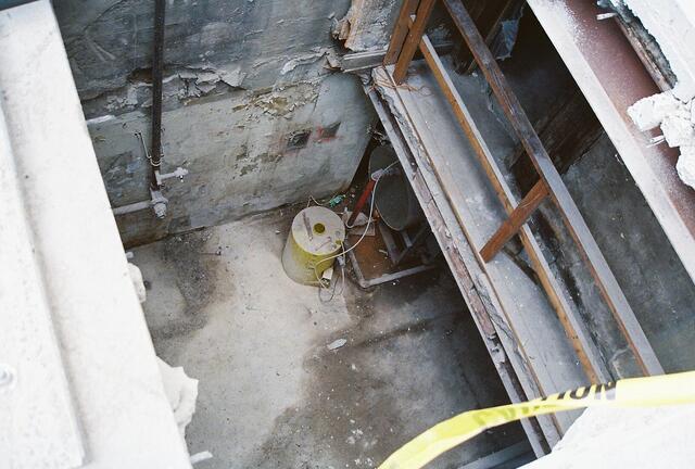 Street Lever of the Fleming Building looking down