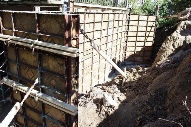 Poured Wall Framing and Support