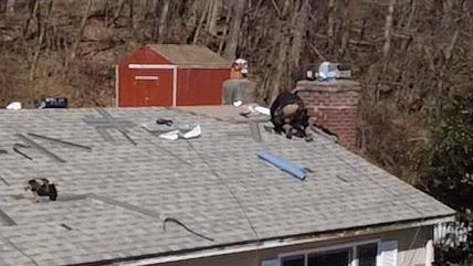 New Shingles Are Installed