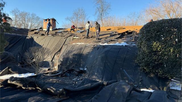 The Old Shingles Come Off