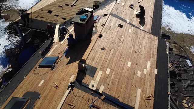 New Plywood Is Installed