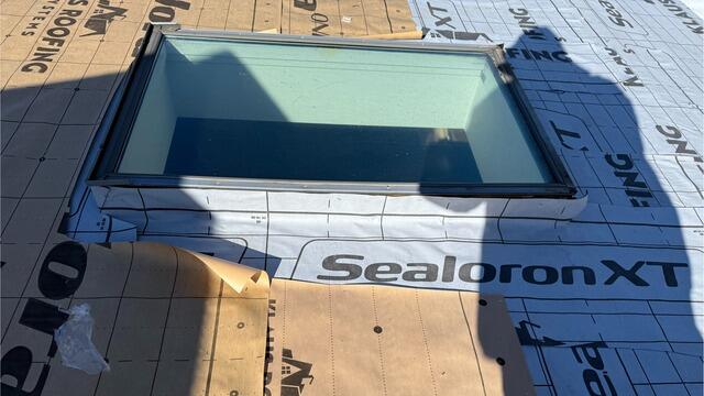 New Skylight Is Installed