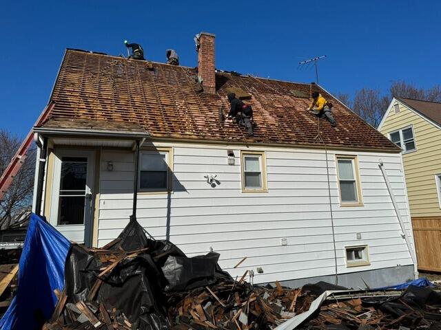 The Shingles Are Stripped