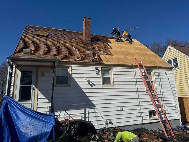 New Plywood Is Installed